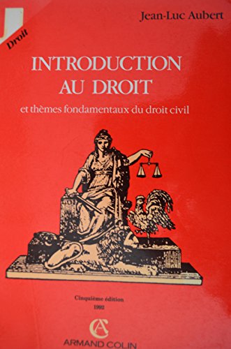 Imagen de archivo de Introduction Au Droit et Themes Fondamentaux du Droit Civil a la venta por Anybook.com