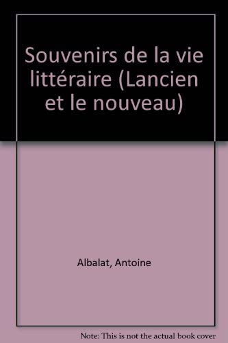 Beispielbild fr Souvenirs de la vie littraire zum Verkauf von medimops