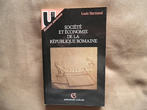 Beispielbild fr Socit et conomie de la Rpublique romaine zum Verkauf von Ammareal