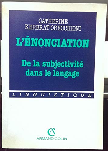 9782200213626: L' Enonciation