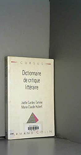 Beispielbild fr Dictionnaire de critique littraire zum Verkauf von LeLivreVert