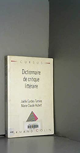 Stock image for Dictionnaire de critique litteraire for sale by medimops