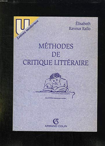 9782200213879: Mthodes de critique littraire