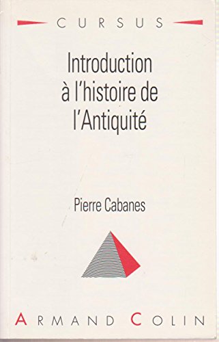 Beispielbild fr Introduction  l'histoire de l'Antiquit zum Verkauf von medimops