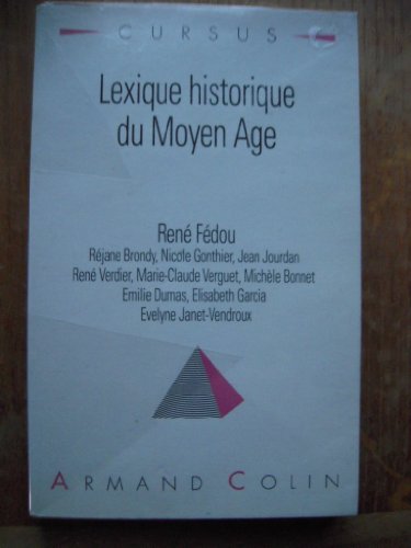 9782200216221: Lexique historique du Moyen Age