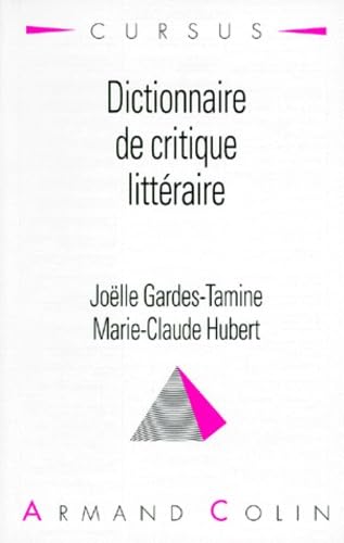 Stock image for Dictionnaire de critique littraire for sale by Ammareal