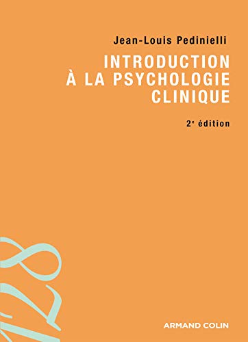 Stock image for Introduction  la psychologie clinique for sale by medimops