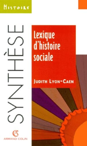 Stock image for Lexique d'histoire sociale for sale by Ammareal