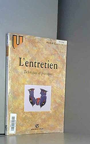 9782200252359: L'Entretien. Techniques Et Pratiques, 5eme Edition