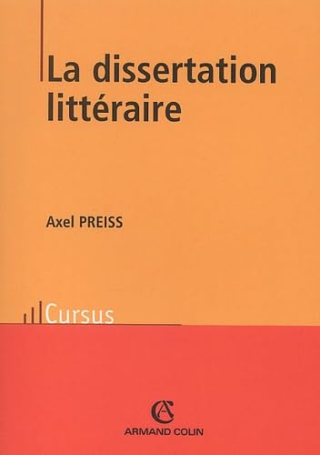Dissertation litteraire 2ed (9782200261405) by [???]