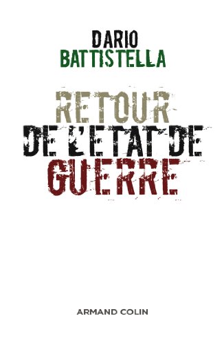 Stock image for Retour de l'tat de guerre for sale by GF Books, Inc.