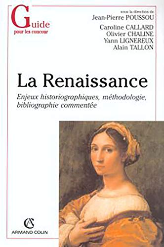 Beispielbild fr La Renaissance. : Enjeux historiographiques, mthodologie, bibliographie commente zum Verkauf von Ammareal