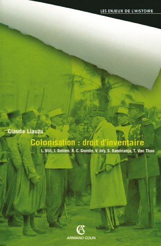 Beispielbild fr Colonisation : droit d'inventaire (Hors Collection) (French Edition) zum Verkauf von HPB-Red