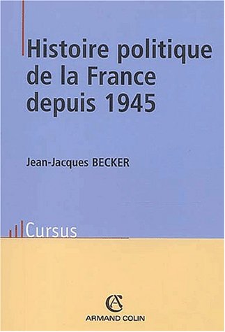 Beispielbild fr Histoire politique de la France depuis 1945 zum Verkauf von medimops