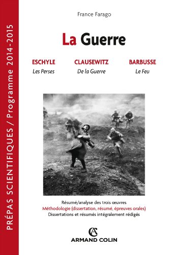 9782200277963: La guerre: Prpas scientifiques : Franais-Philosophie Question 2014-2015: Prpas scientifiques : programme 2014-2015 (Hors collection)