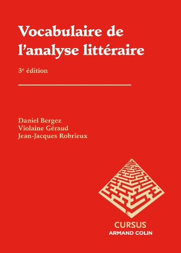 Beispielbild fr Vocabulaire De L'analyse Littraire zum Verkauf von RECYCLIVRE
