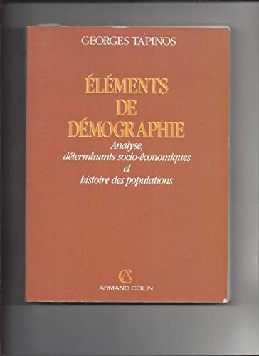 Elements De Demographie