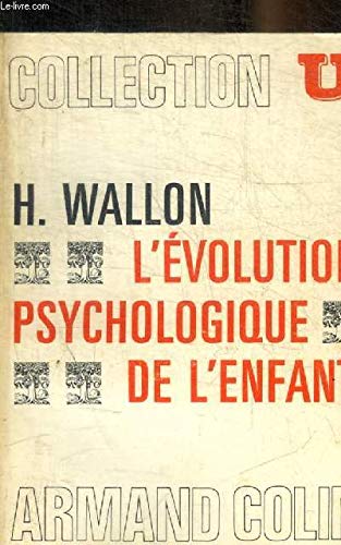 Stock image for L'volution psychologique de l'enfant for sale by Better World Books