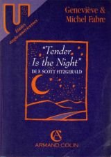 Beispielbild fr Tender is the night, de F. Scott Fitzgerald zum Verkauf von Ammareal