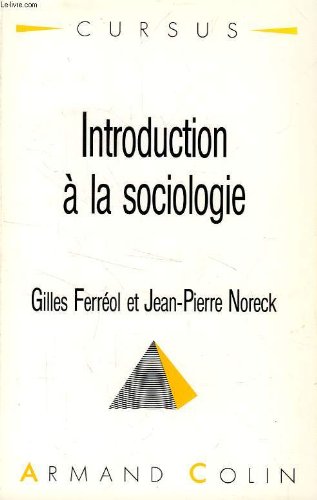 Imagen de archivo de Introduction  la sociologie a la venta por Librairie A LA PAGE