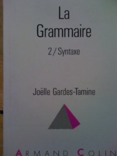 GRAMMAIRE / 2 SYNTAXE