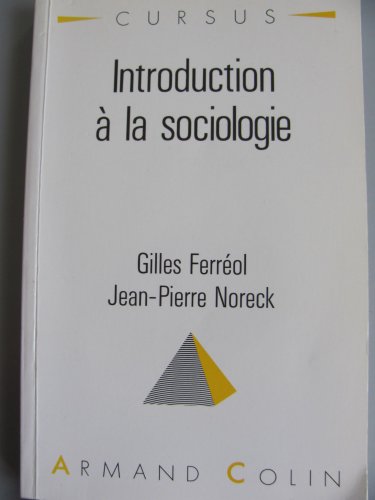 Stock image for Introduction  la sociologie for sale by A TOUT LIVRE