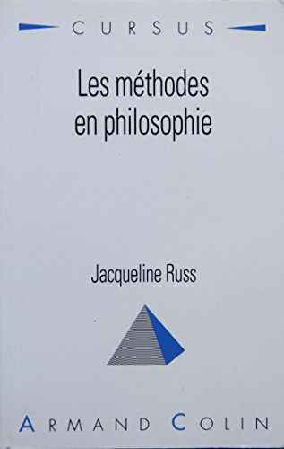 Imagen de archivo de Les mthodes en philosophie a la venta por Ammareal