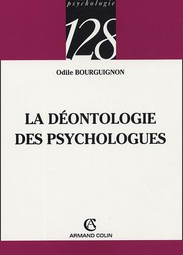 Beispielbild fr La dontologie des psychologues zum Verkauf von Librairie Th  la page