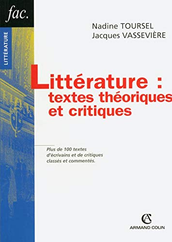 Beispielbild fr Littrature : textes thoriques et critiques zum Verkauf von medimops