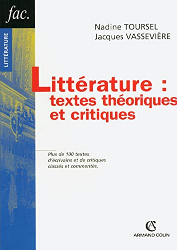 Imagen de archivo de Littrature : textes thoriques et critiques a la venta por medimops