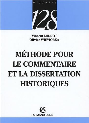 9782200342432: Mthode pour le commentaire et la dissertation historiques