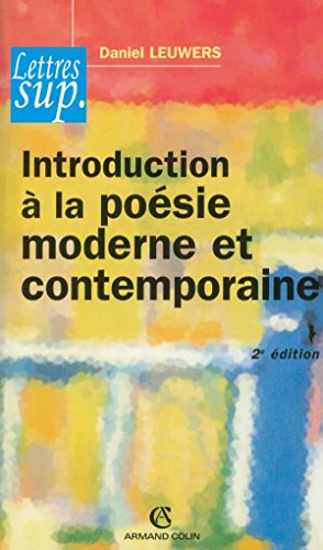 Immagine dell'editore per Introduction  la posie moderne et contemporaine (French Edition) venduto da Solibri