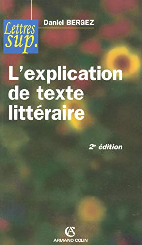 L'Explication De Texte Littéraire