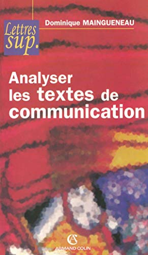 9782200343057: Analyser les textes de communication