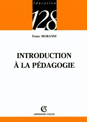 Beispielbild fr Introduction  la pdagogie zum Verkauf von Ammareal