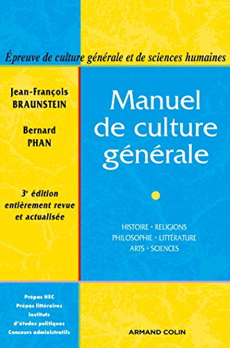 Stock image for Manuel de culture gnrale for sale by medimops