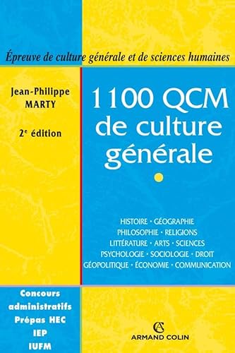 Beispielbild fr 1.100 Qcm De Culture Gnrale : Catgories A Et B zum Verkauf von RECYCLIVRE