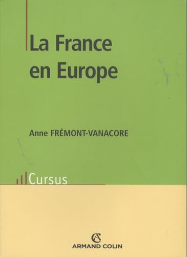 9782200353421: La France en Europe