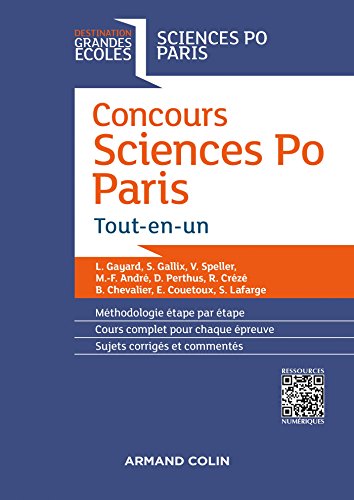 Imagen de archivo de Concours Sciences Po Paris - Tout-en-un: Tout-en-un a la venta por Ammareal
