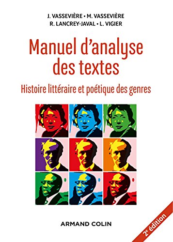 Imagen de archivo de Manuel d'analyse des textes - 2e d. - Histoire littraire et potique des genres: Histoire littraire et potique des genres a la venta por Buchpark