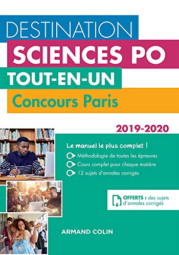 Beispielbild fr Destination Sciences Po : Tout-en-un : Concours Paris 2019-2020 zum Verkauf von RECYCLIVRE