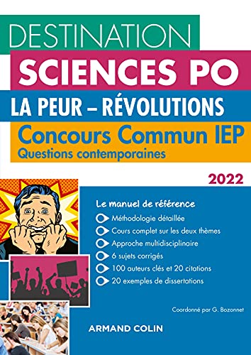 Beispielbild fr Destination Sciences Po Questions contemporaines 2022 - Concours commun IEP zum Verkauf von Ammareal