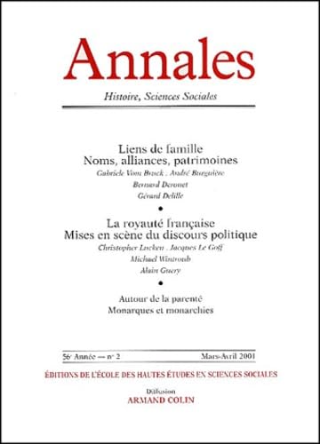 9782200909420: Annales Histoire, Sciences Sociales N 2 Mars-Avril 2001