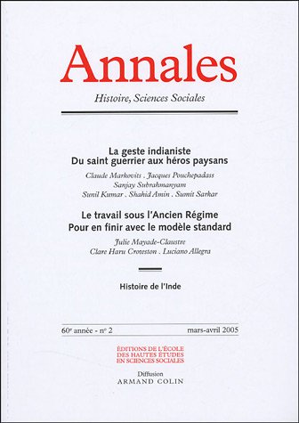 Stock image for Annales Histoire, Sciences Sociales, N 2, Mars-Avril 2006 : for sale by Ammareal