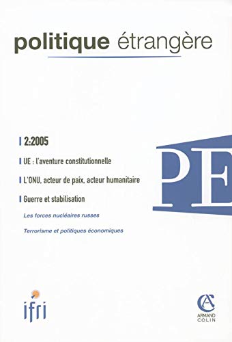 Stock image for Politique trangre, N 2, 2005 : for sale by medimops