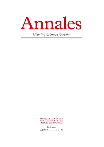 Beispielbild fr Annales. Histoire, Sciences sociales - Vol. 67 (4/2012): Varia zum Verkauf von BIBLIO-NET