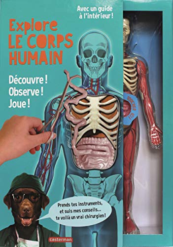 Imagen de archivo de Explore le corps humain Dcouvre Observe Joue Avec une splendide maquette transparente du corps humain a la venta por Buchpark