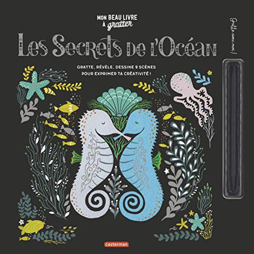 Stock image for Les Secrets De L'ocan : Gratte, Rvle, Dessine 9 Scnes Pour Exprimer Ta Crativit ! for sale by RECYCLIVRE