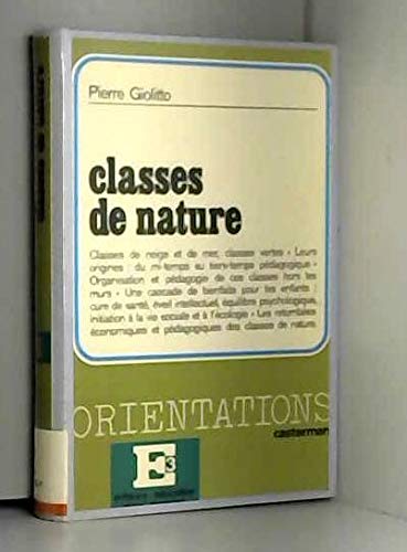 9782203202344: Classes de nature (Orientations E.)