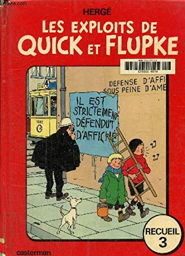 Stock image for les exploits de quick et flupke recueil 3 for sale by LIBRAIRIE ICITTE (LONGUEUIL)